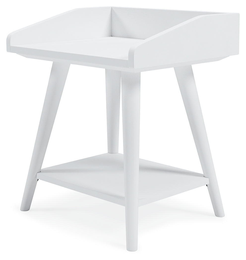 Blariden White Accent Table