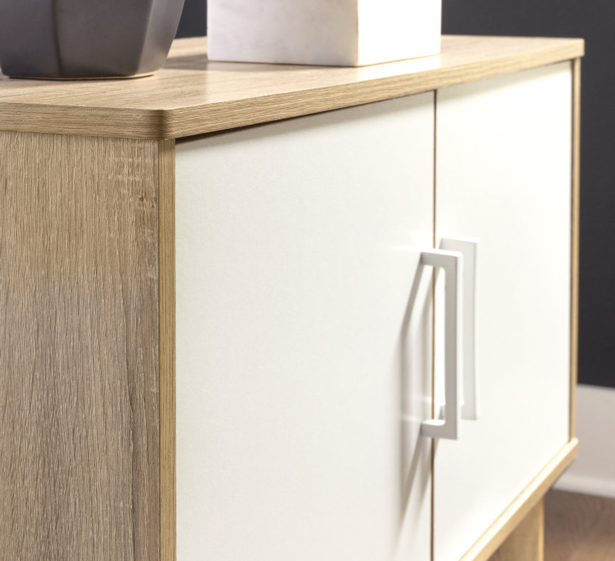 Orinfield Natural/White Accent Cabinet
