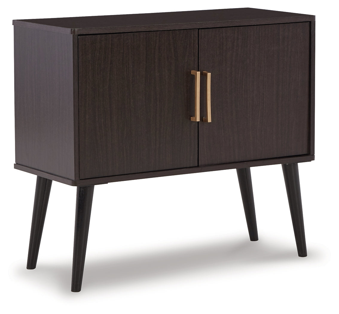 Orinfield Dark Brown Accent Cabinet