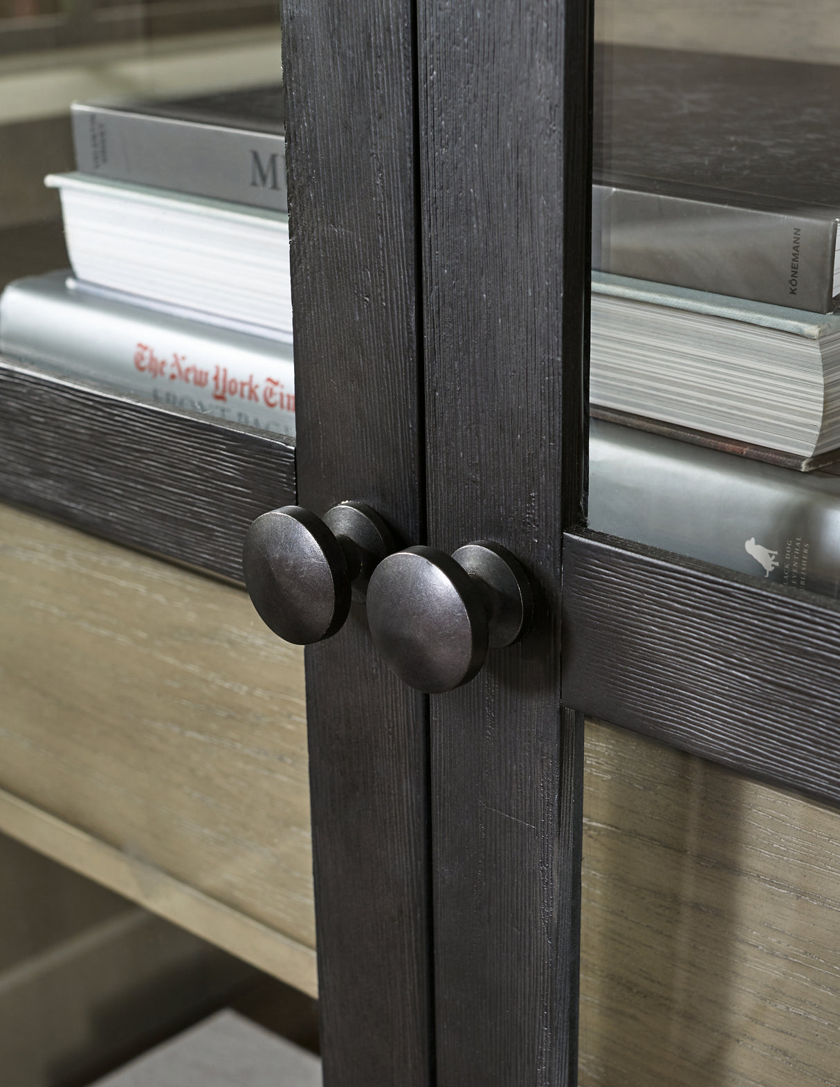 Lenston Black/Gray Accent Cabinet