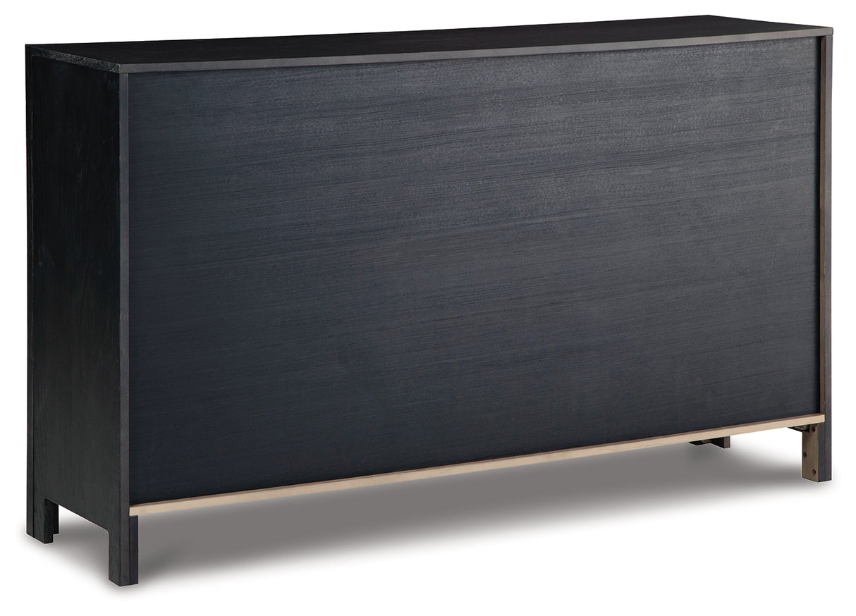 Lenston Black/Gray Accent Cabinet
