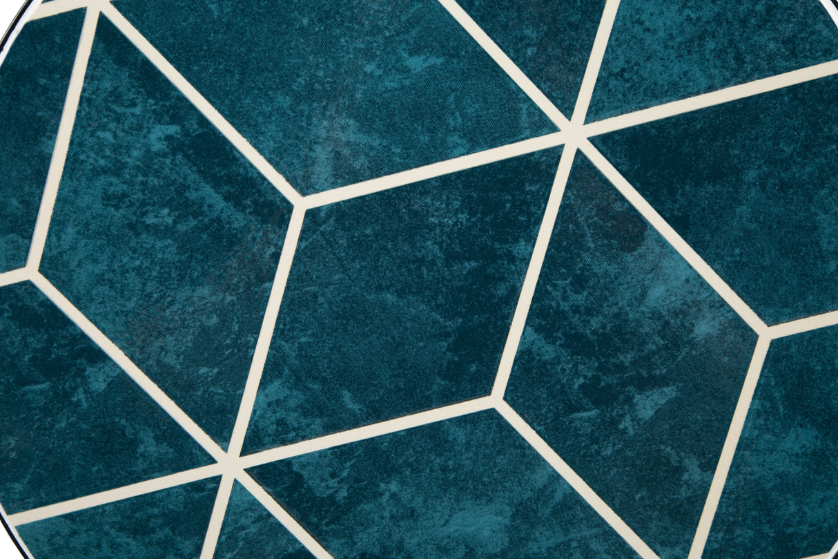 Clairbelle Teal Accent Table (Set Of 2)