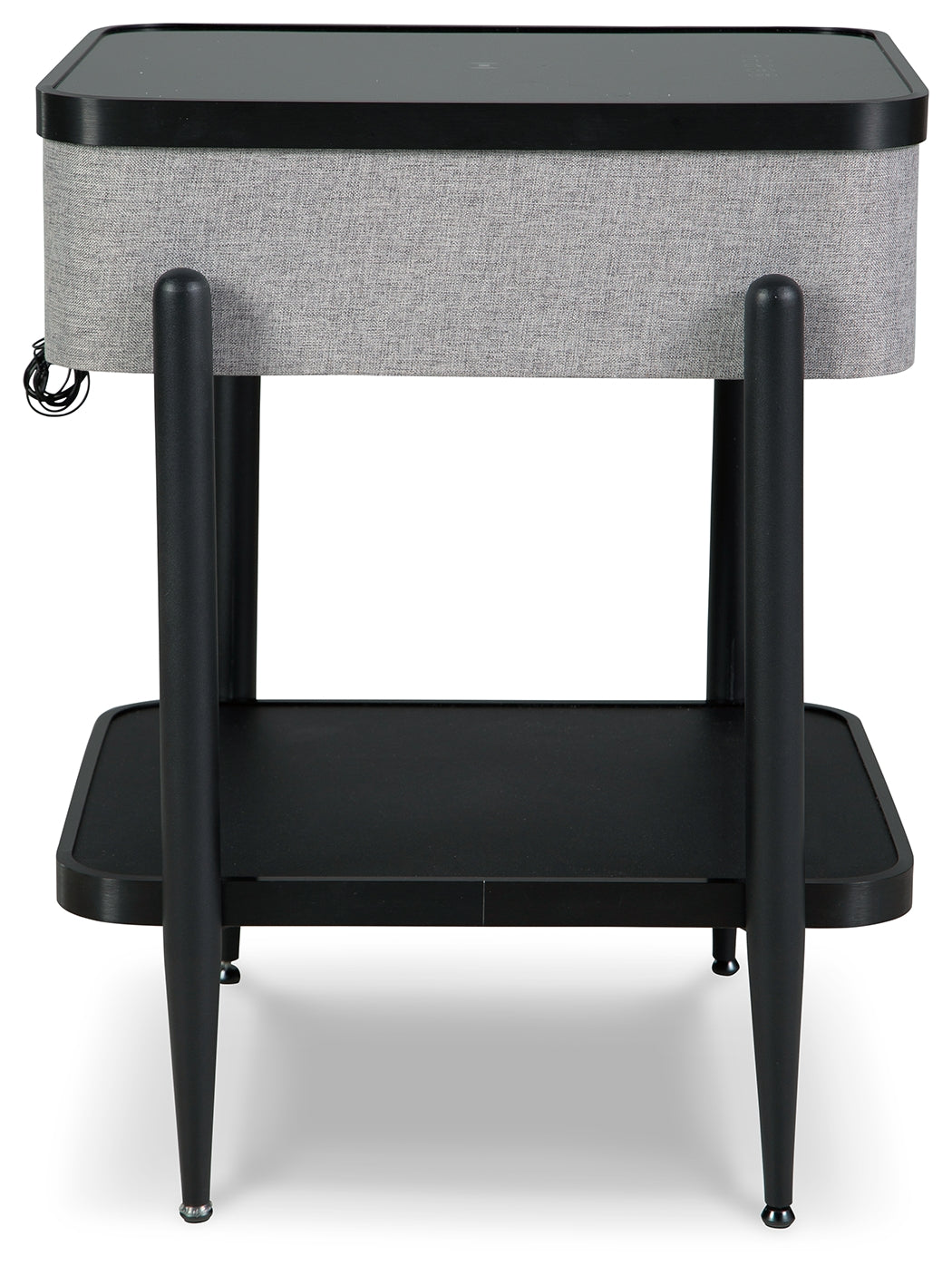 Jorvalee Gray/Black Accent Table