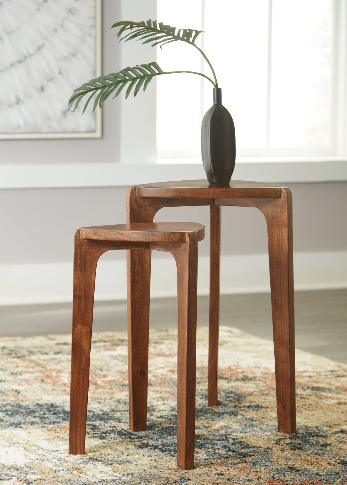 Brynnleigh Medium Brown Accent Table (Set Of 2)