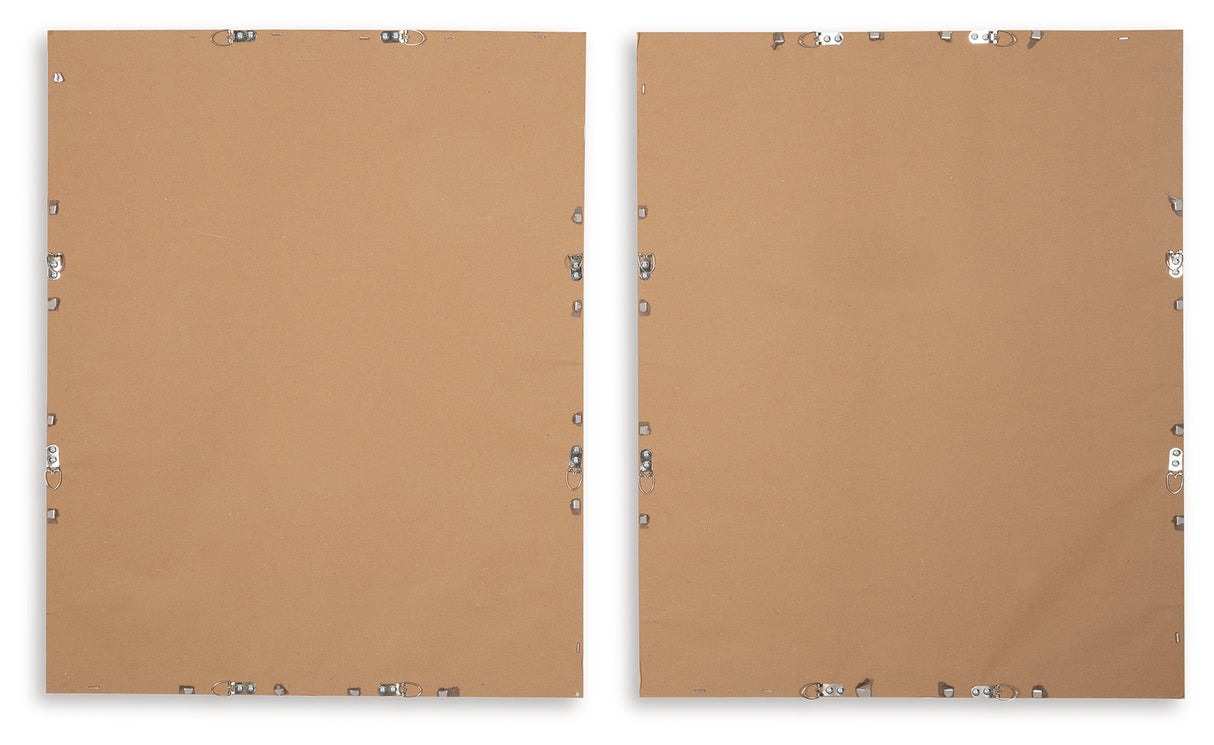 Holport Blue/White Wall Art (Set Of 2)