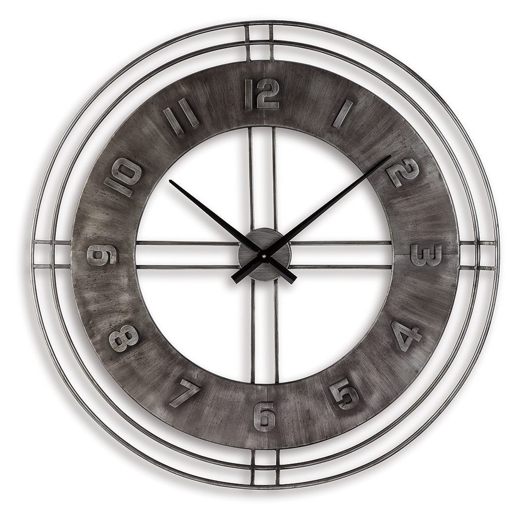 Ana Antique Gray Sofia Wall Clock
