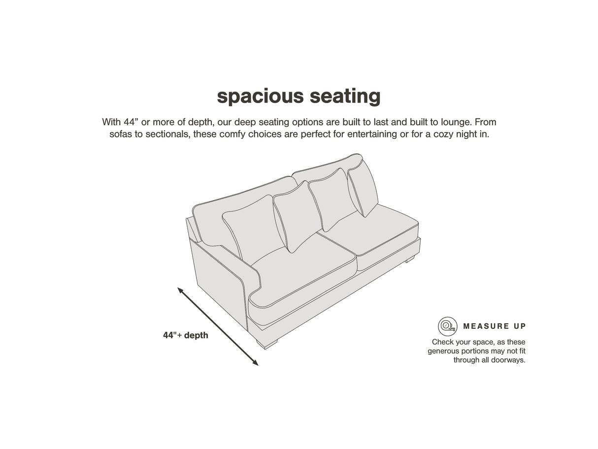 Museum Pewter 2-Piece Reclining Sectional