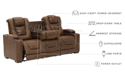 Owner'S Box Thyme Power Reclining Sofa And Loveseat