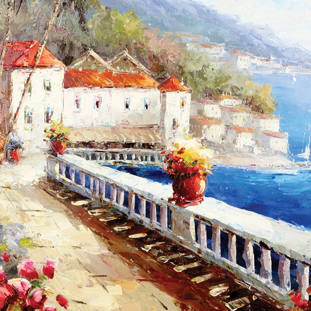 View From The Terrace Oil Painting On Canvas