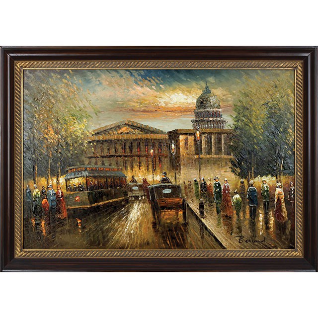 Twilight In Paris Oil Painting On Canvas