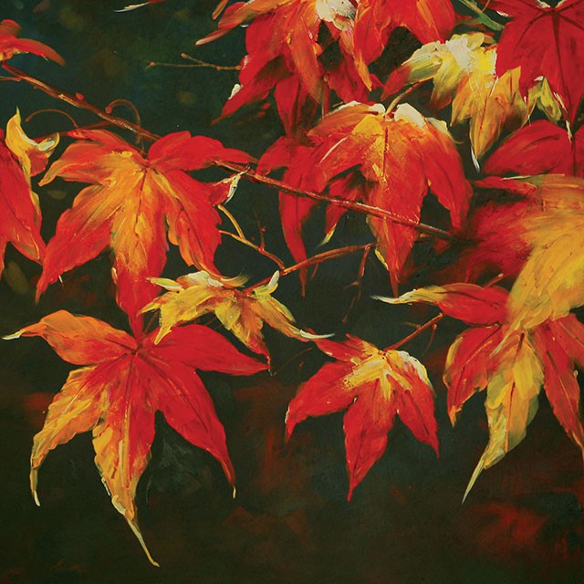 Feeling Of Autumn Printed Canvas Painting