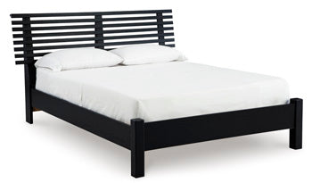 Danziar Black Queen Slat Headboard