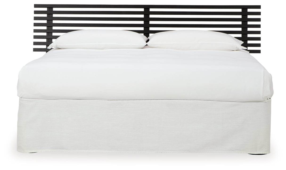 Danziar Black King Slat Headboard