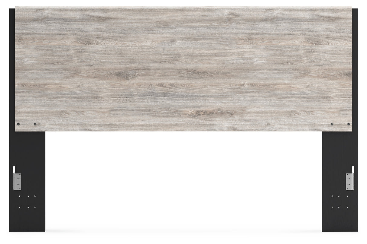 Vessalli Two-Tone King Panel Headboard