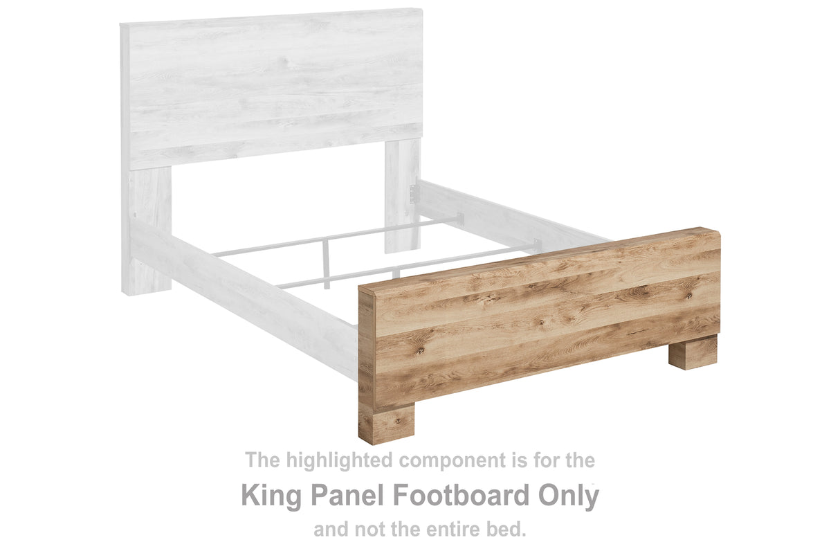 Hyanna Tan King Panel Footboard