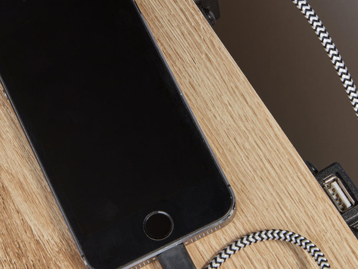 Hyanna Tan Brown Queen Panel Bed, Dresser, And Nightstand