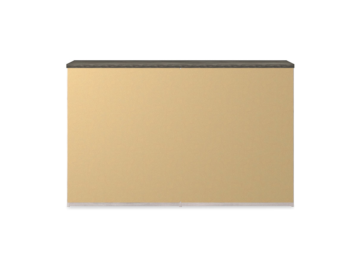 Gerridan White/Gray King Panel Bed, Dresser And Nightstand