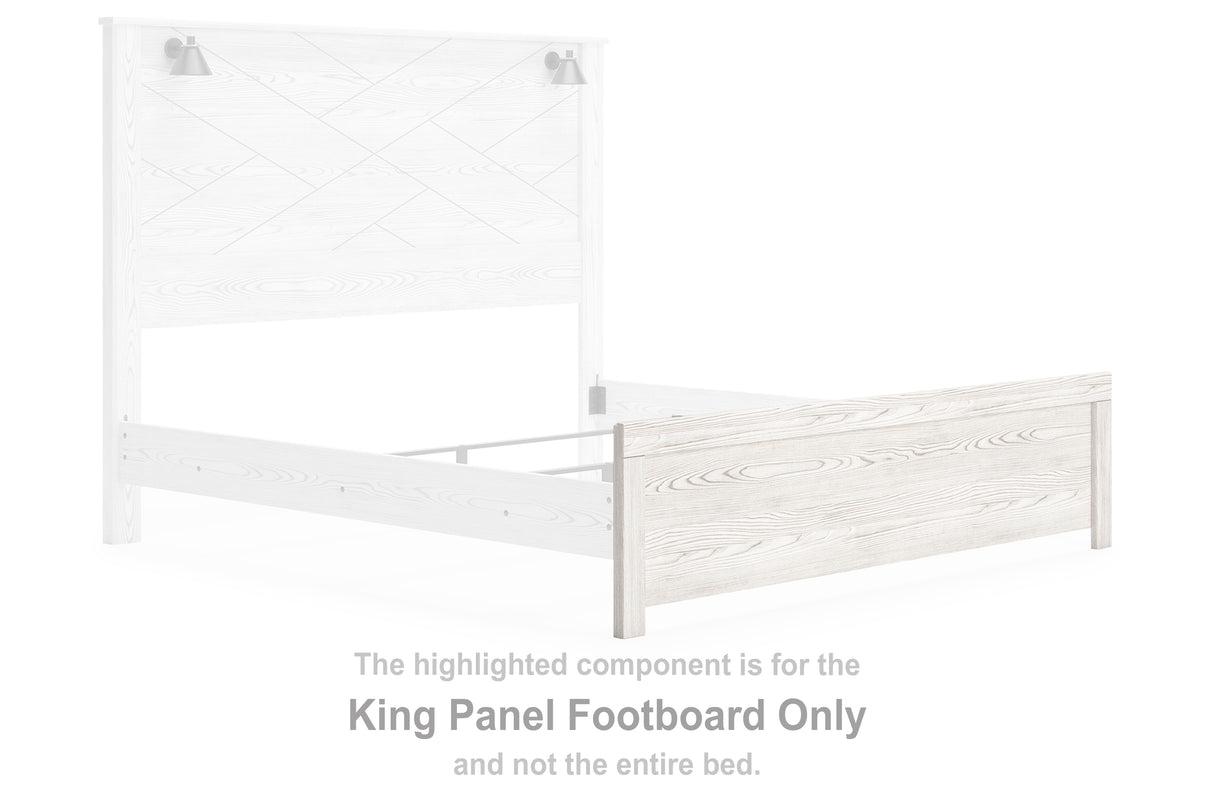 Gerridan White King Panel Footboard