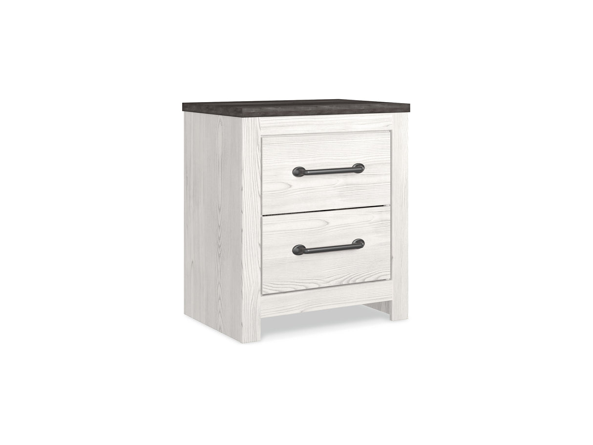 Gerridan White/Gray Queen Panel Bed, Dresser, Chest And Nightstand