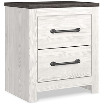 Gerridan White/Gray Nightstand
