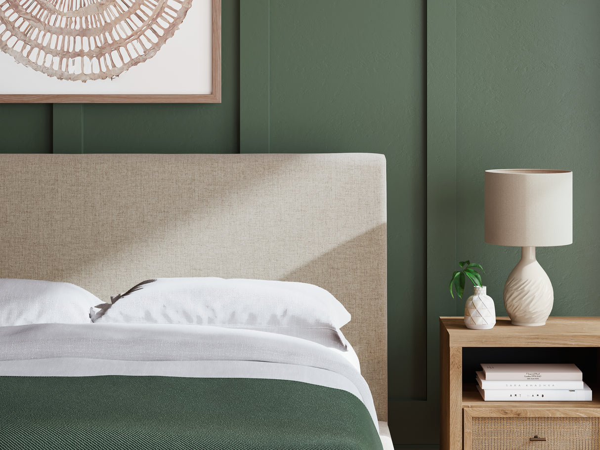 Cielden Queen Upholstered Bed with Roll Slats