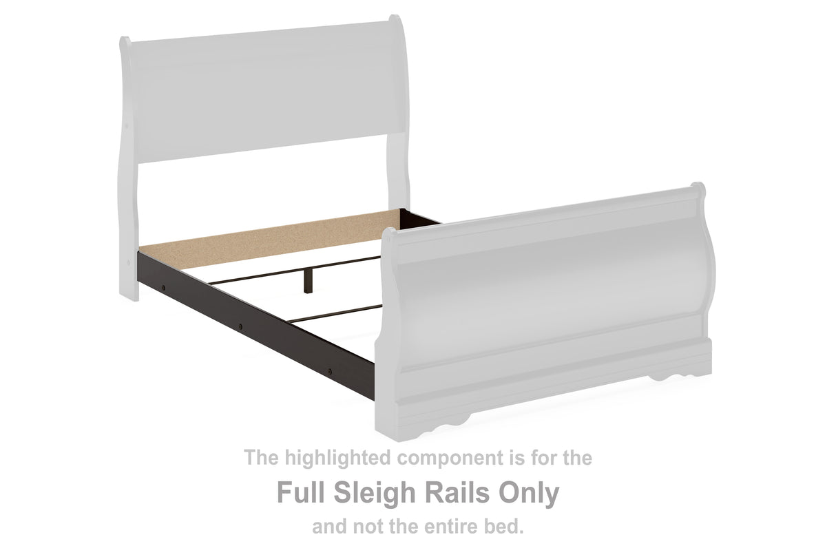 Huey Black Vineyard Full Sleigh Rails