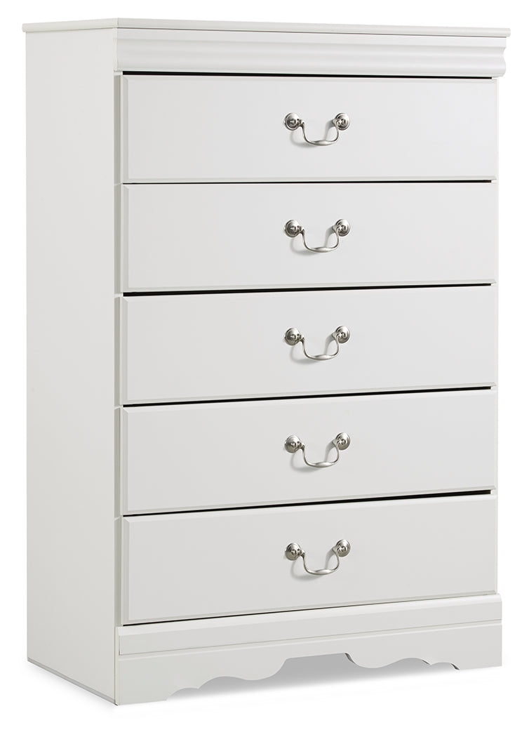 Anarasia White Chest Of Drawers