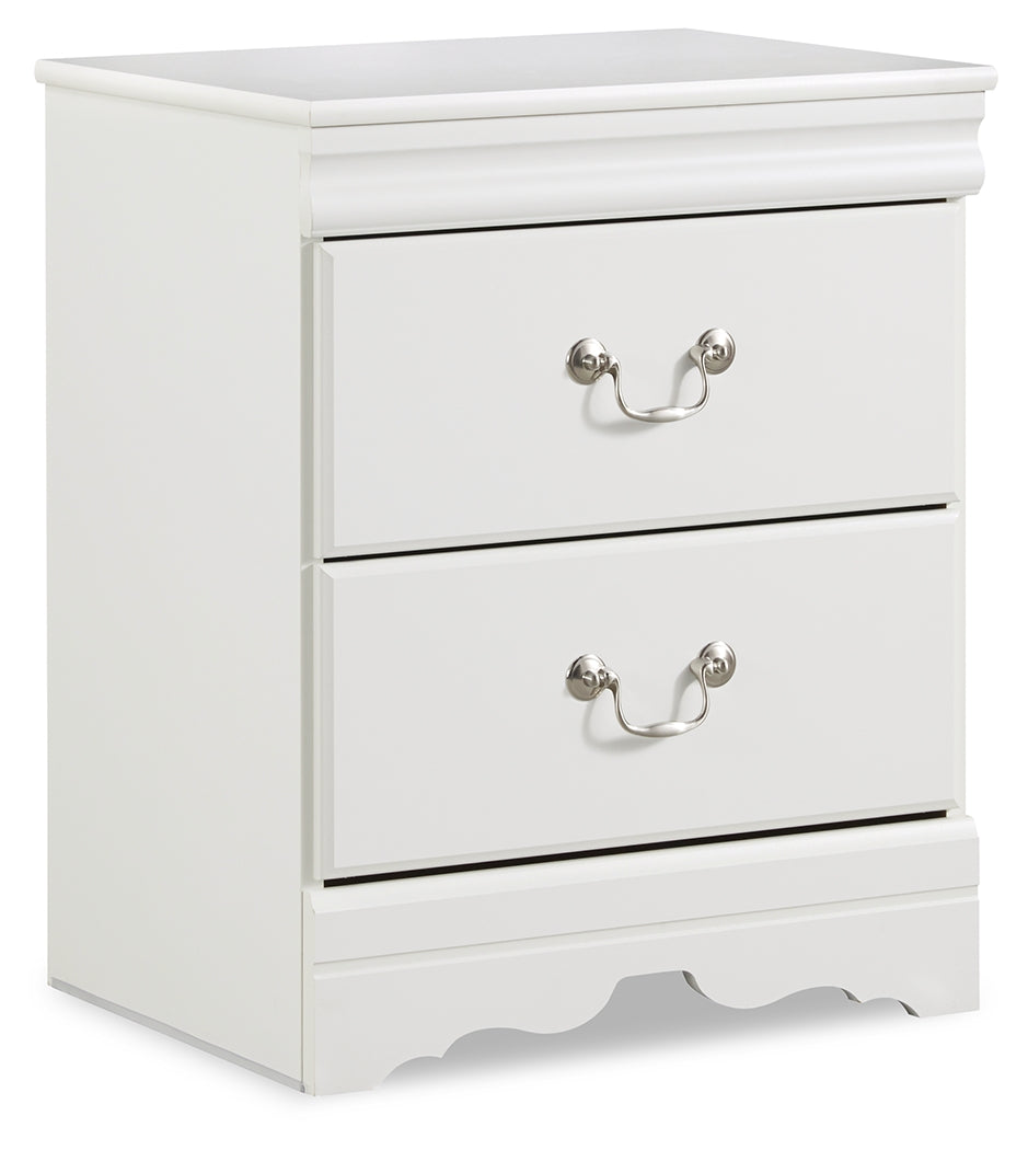 Anarasia White Nightstand