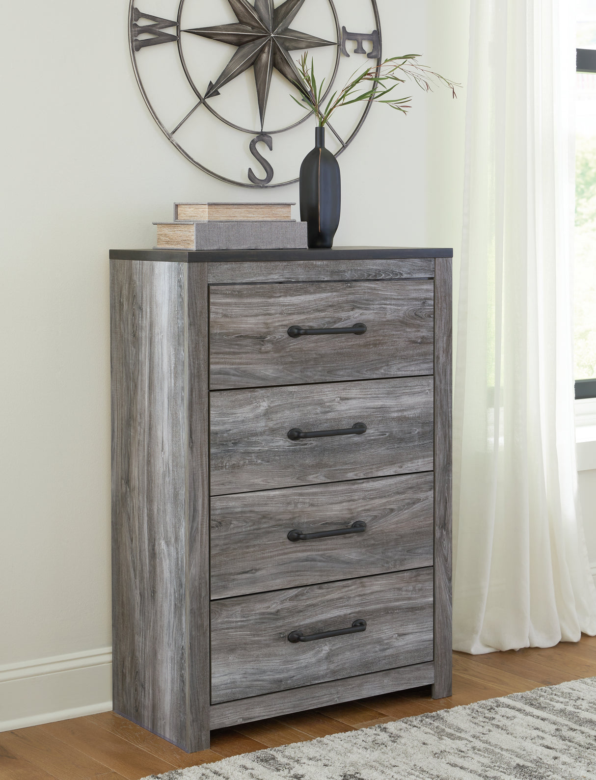 Bronyan Dark Gray Chest Of Drawers