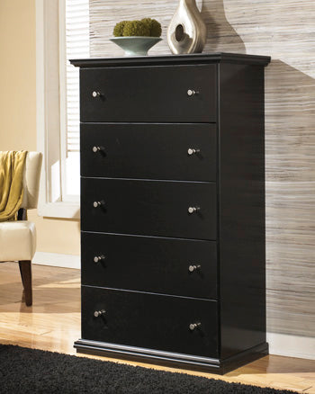 Maribel Black Chest Of Drawers