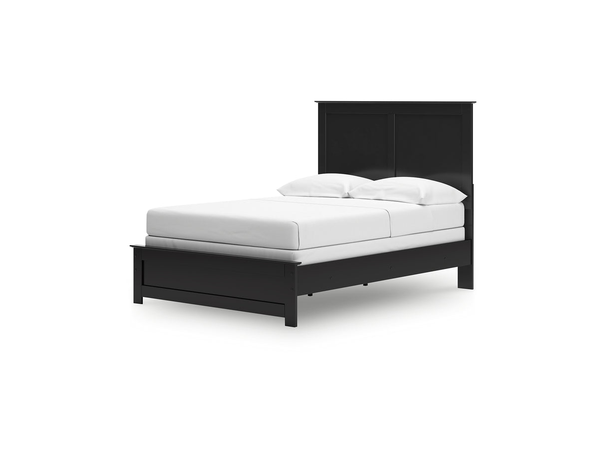 Maribel Black Full Panel Bed