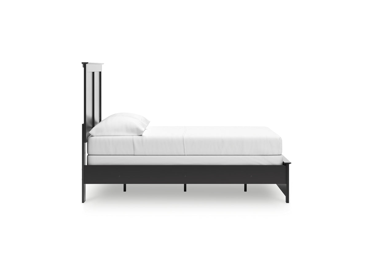 Maribel Black Full Panel Bed