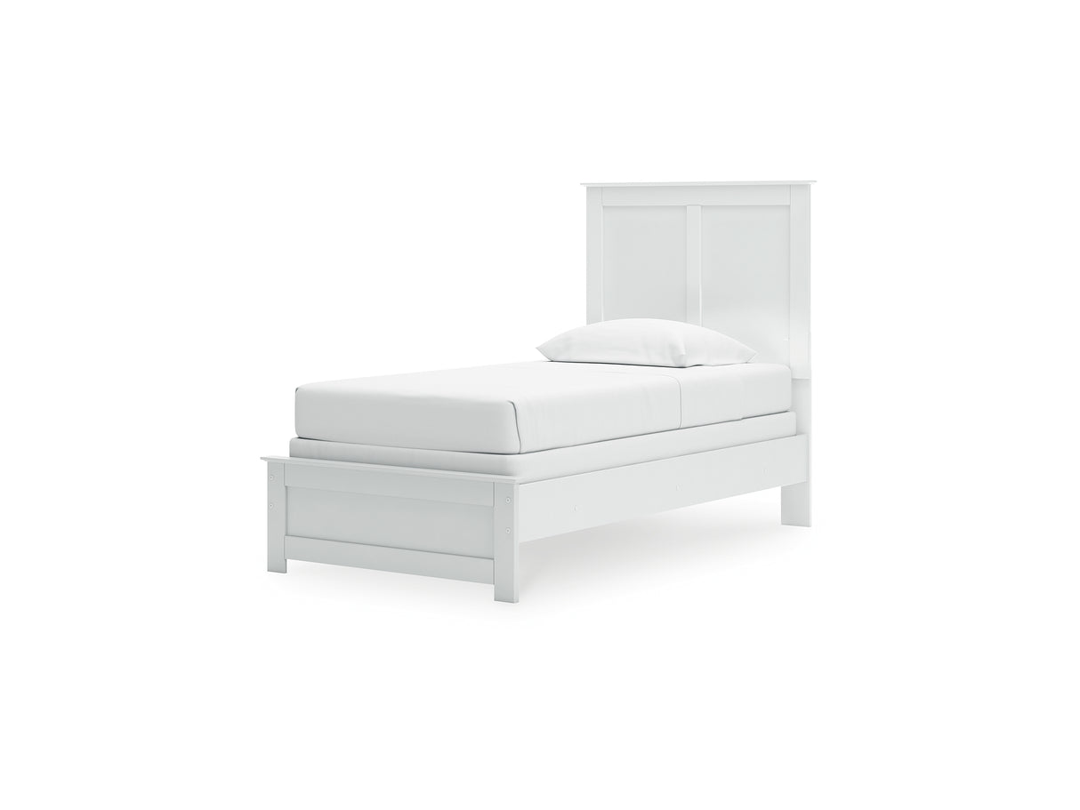 Bostwick Shoals White Twin Panel Bed
