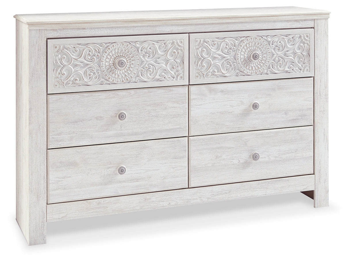 Paxberry Whitewash Dresser