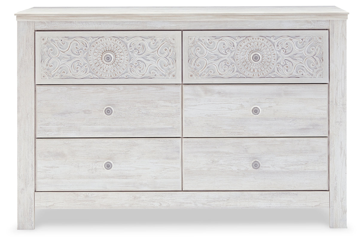 Paxberry Whitewash Dresser