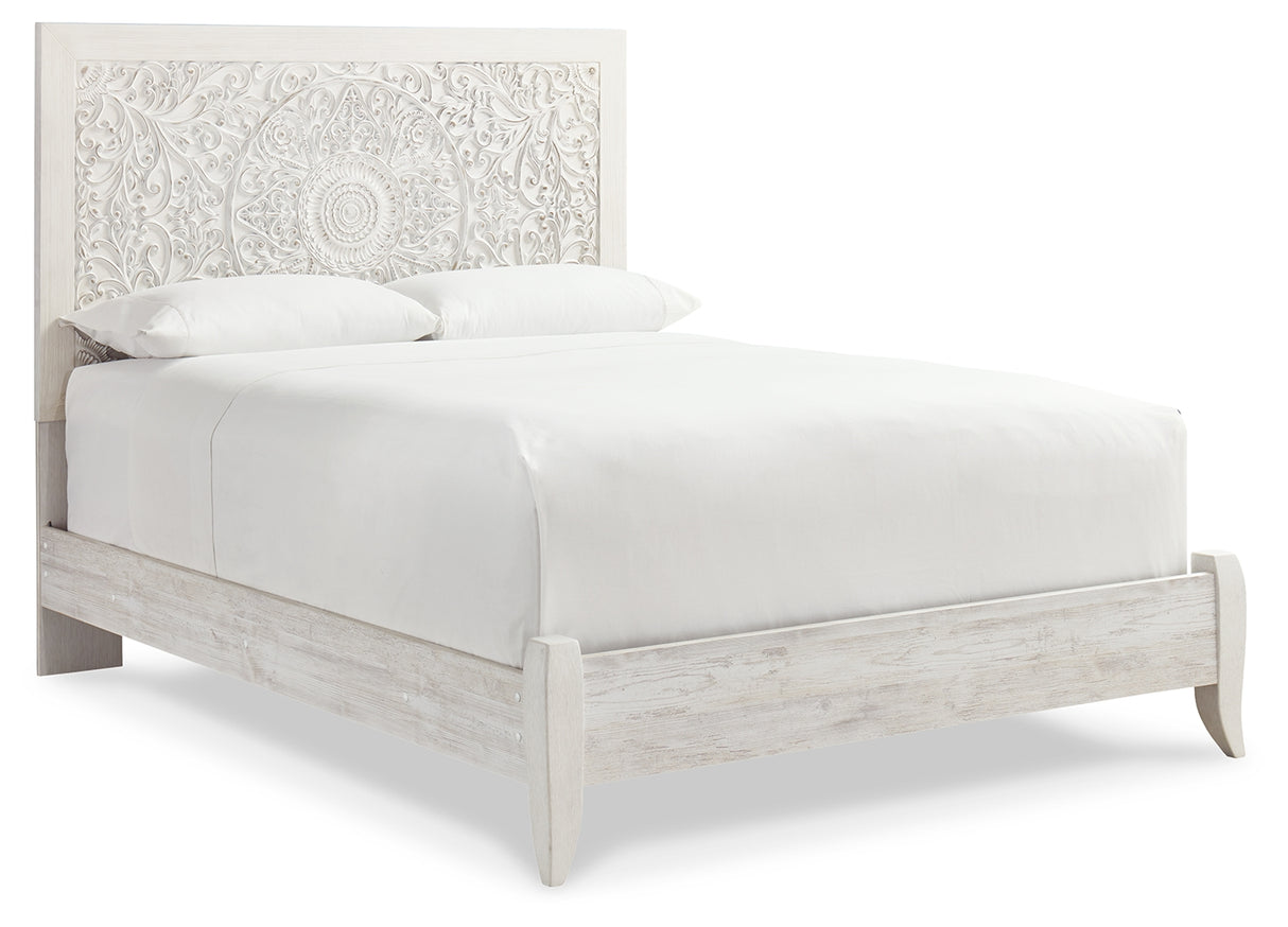 Paxberry Whitewash Queen Panel Headboard