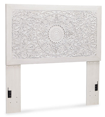 Paxberry Whitewash Full Panel Headboard