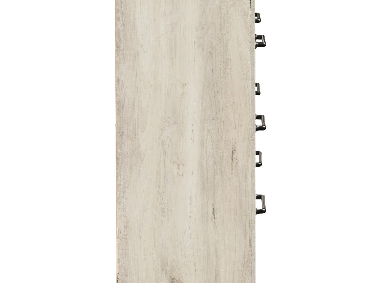 Cambeck Whitewash King Storage Bed, Dresser, Chest And 2 Nightstands