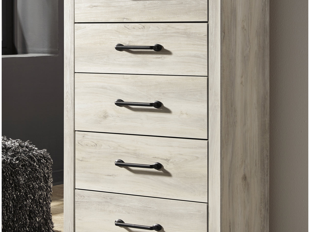 Cambeck Whitewash King Storage Bed, Dresser, Chest And 2 Nightstands