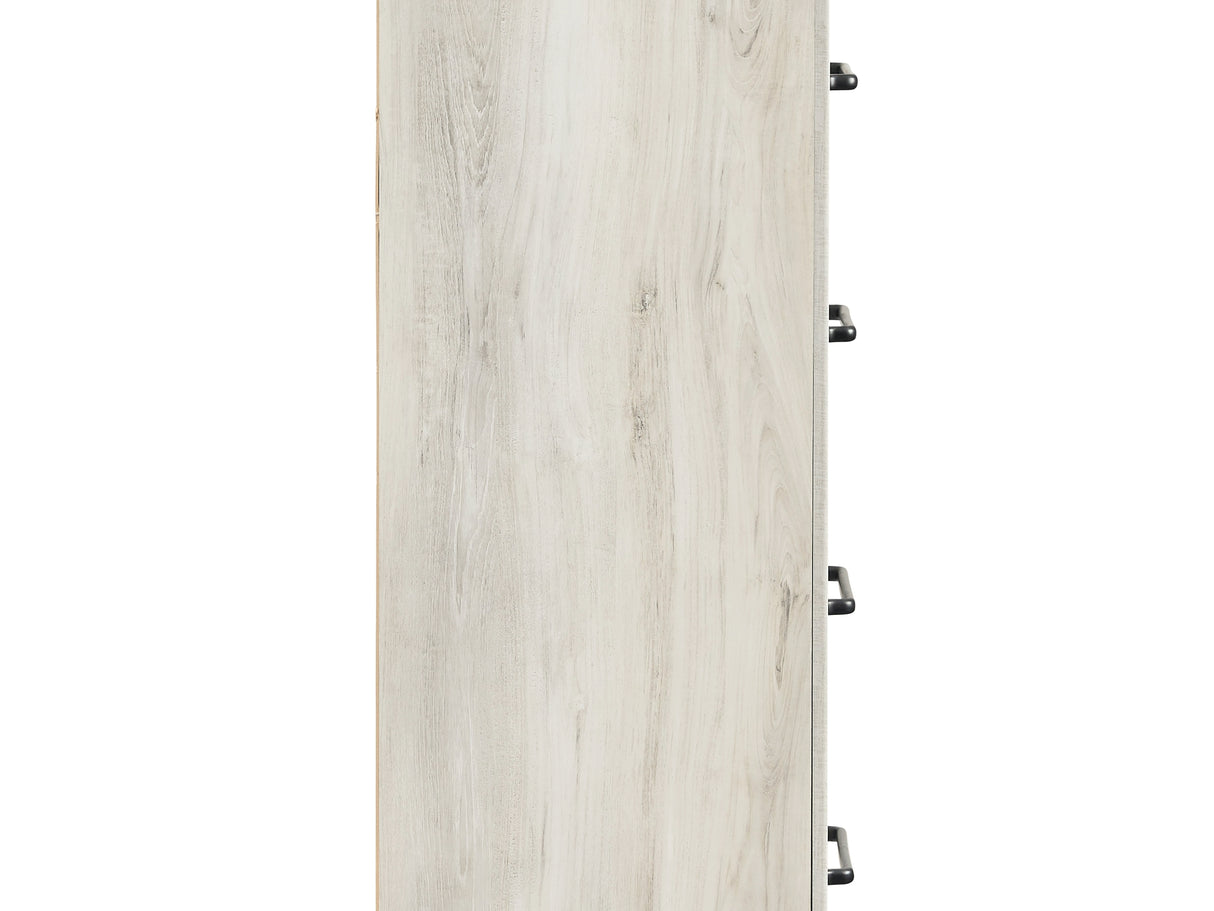 Cambeck Whitewash King Panel Bed With Storage, Chest And 2 Nightstands