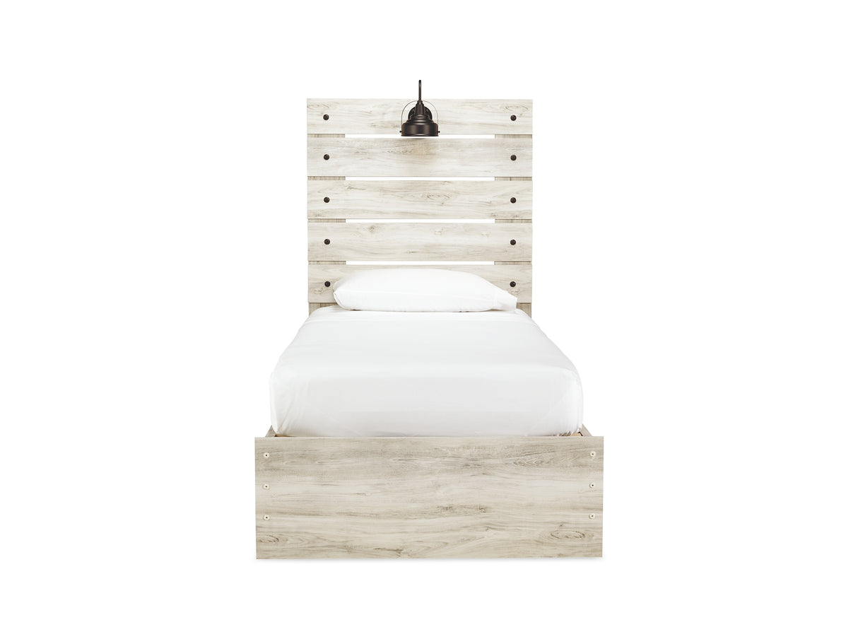 Cambeck Whitewash Twin Panel Bed, Dresser, Chest And Nightstand