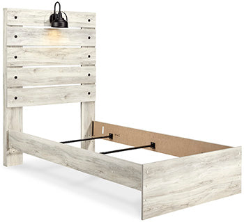 Cambeck Whitewash Twin Panel Footboard