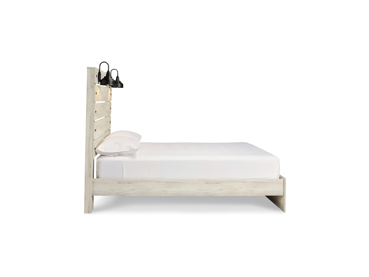 Cambeck Whitewash Queen Panel Bed, Dresser, Mirror, Chest And Nightstand