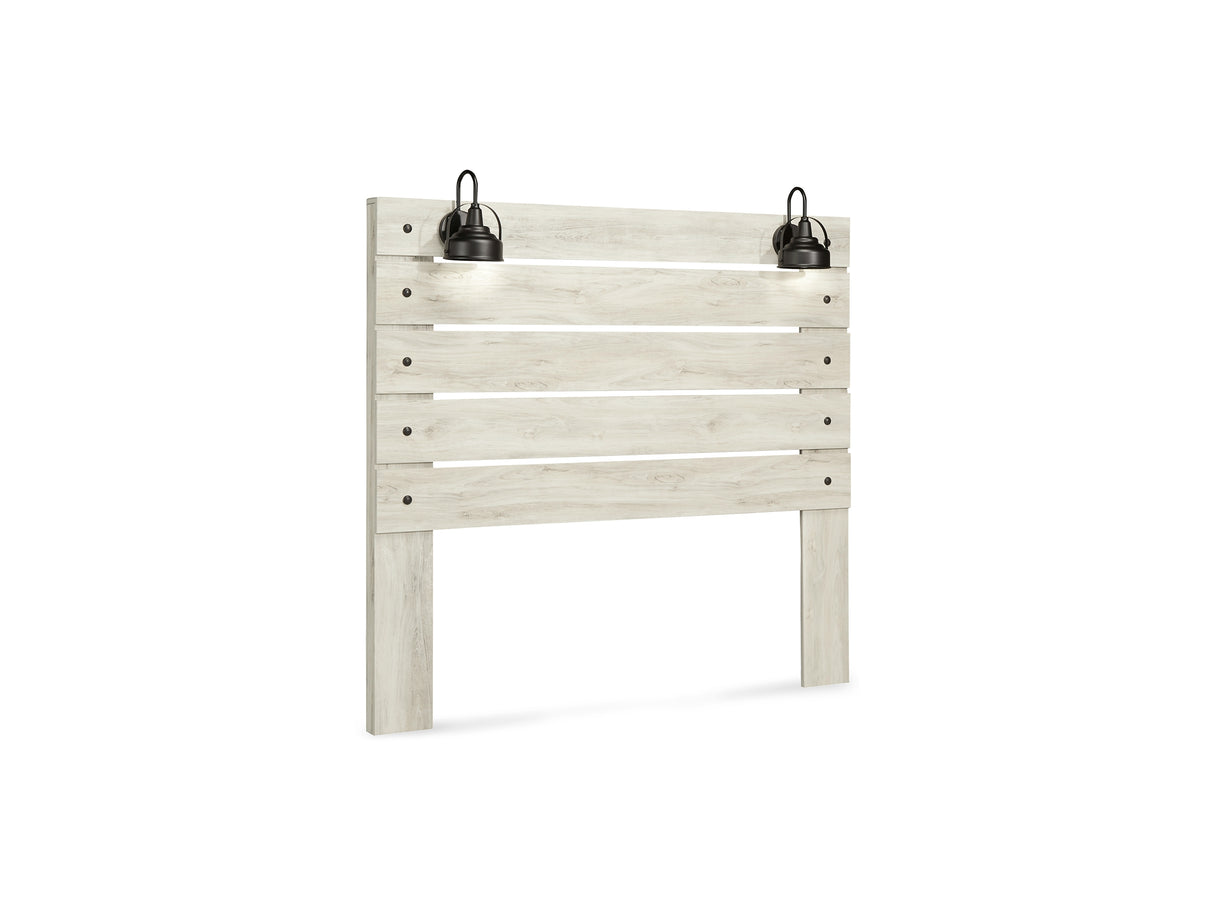 Cambeck Whitewash Queen Panel Headboard, Dresser, Mirror, Chest And 2 Nightstands