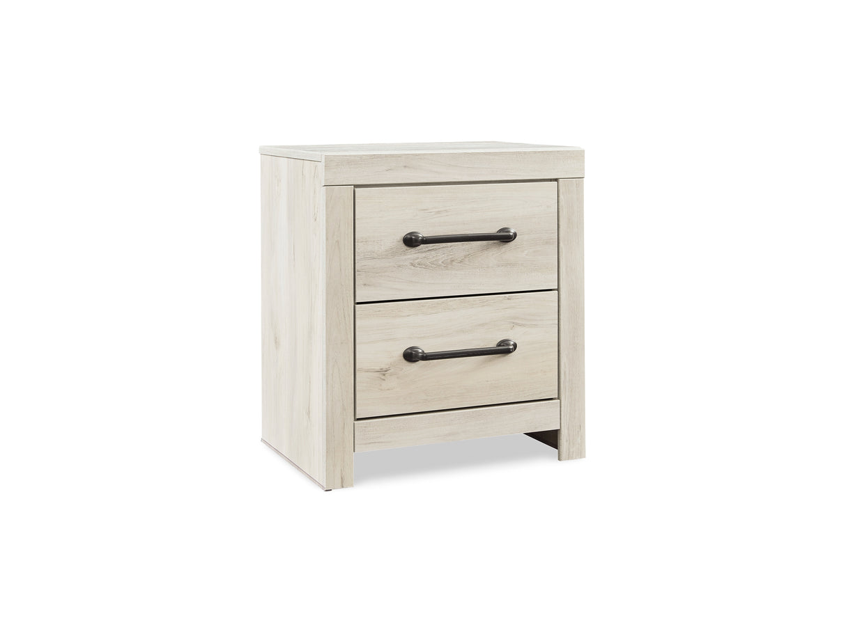 Cambeck Whitewash Queen Panel Bed, Dresser, Mirror And Nightstand