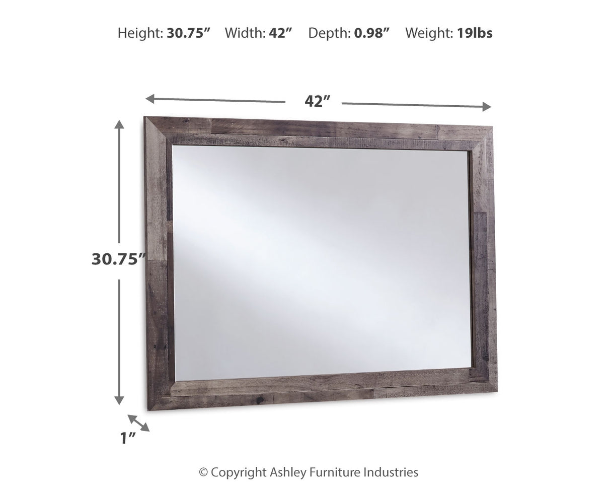 Derekson Multi Gray Bedroom Mirror