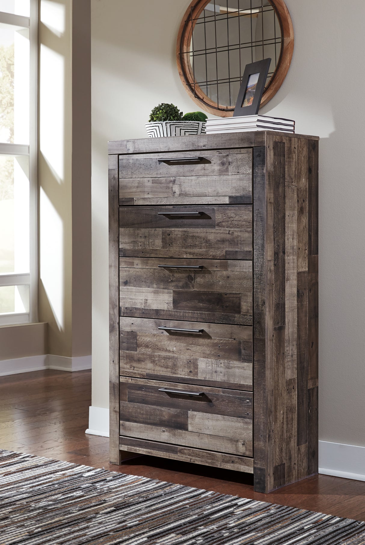 Derekson Multi Gray Chest Of Drawers