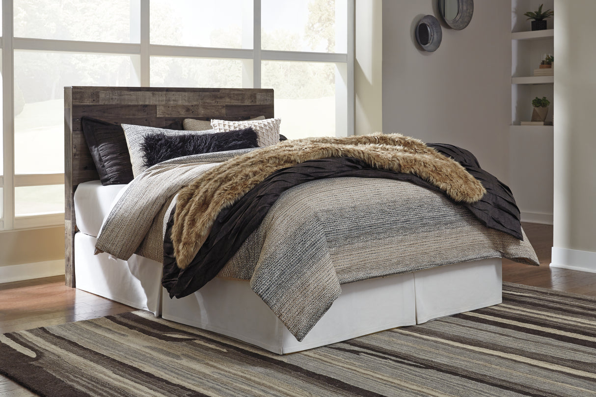 Derekson Multi Gray Queen Panel Headboard