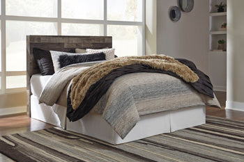 Derekson Multi Gray Queen Panel Headboard