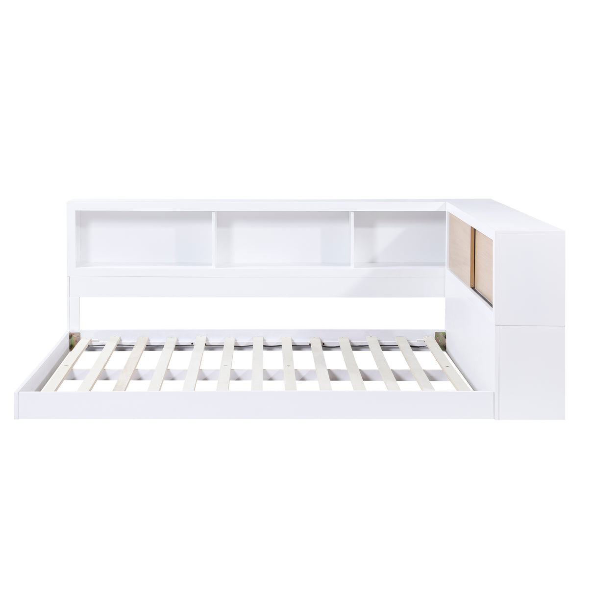 Asker Full Bookcase Corner Bed